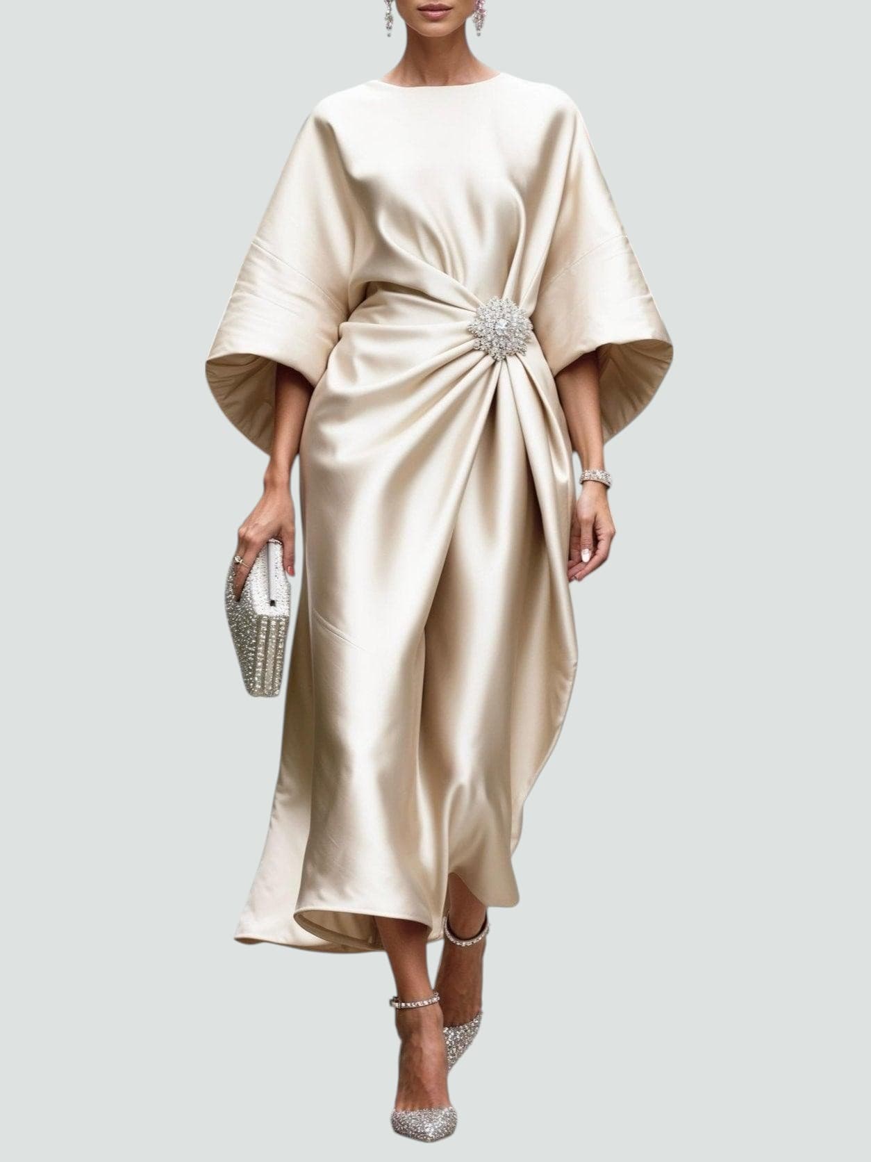 Isabella | Elegant Satin Evening Gown