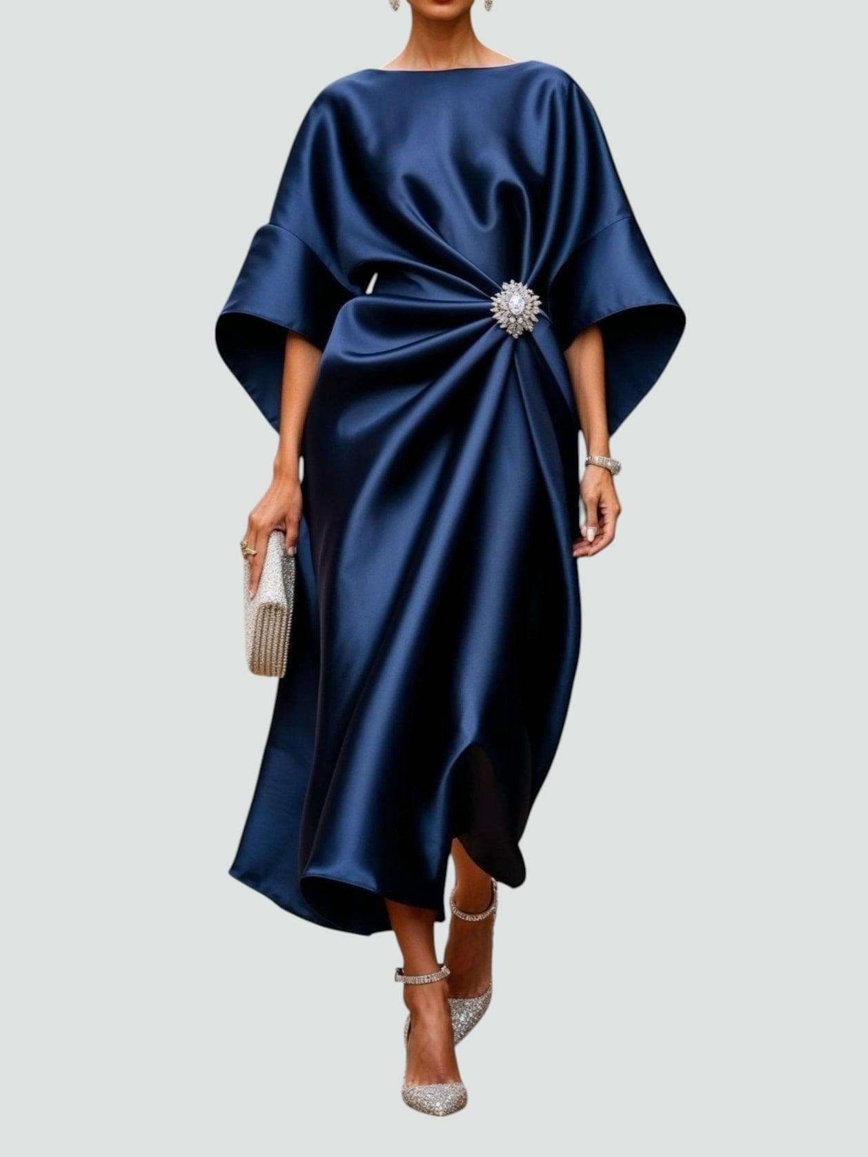 Isabella | Elegant Satin Evening Gown