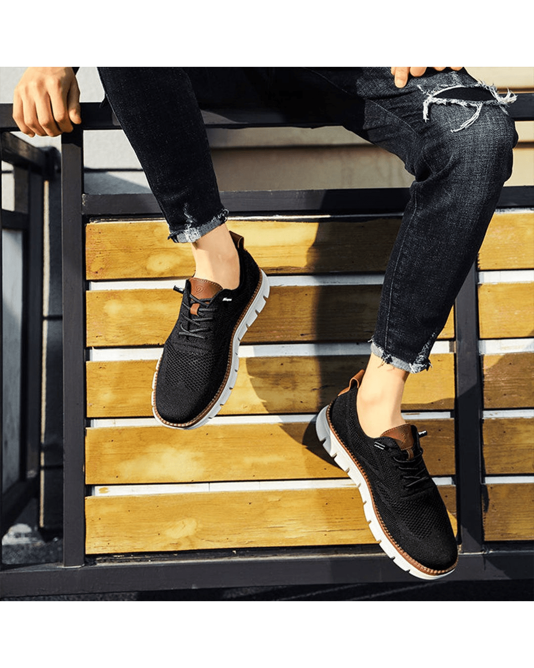 Elliot | Lightweight Knit Oxford Sneaker