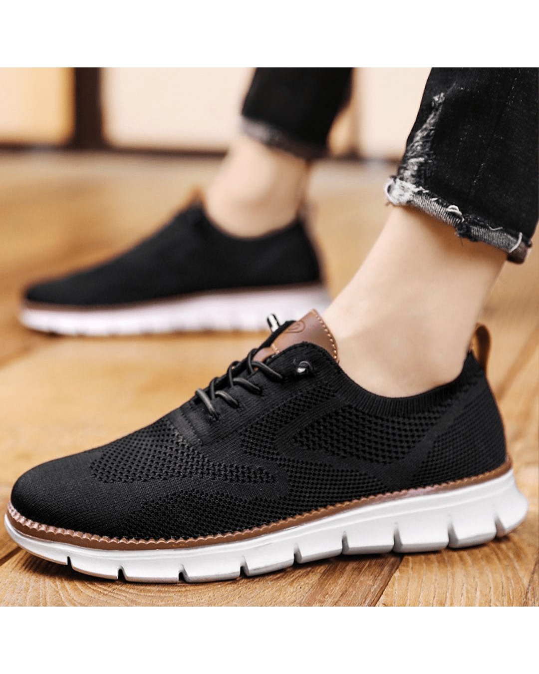 Elliot | Lightweight Knit Oxford Sneaker