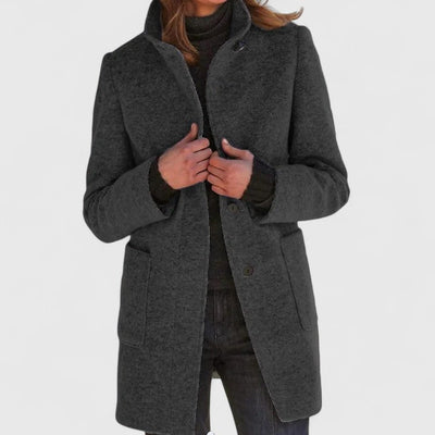 Isabelle | Elegant Wool-Blend Winter Coat