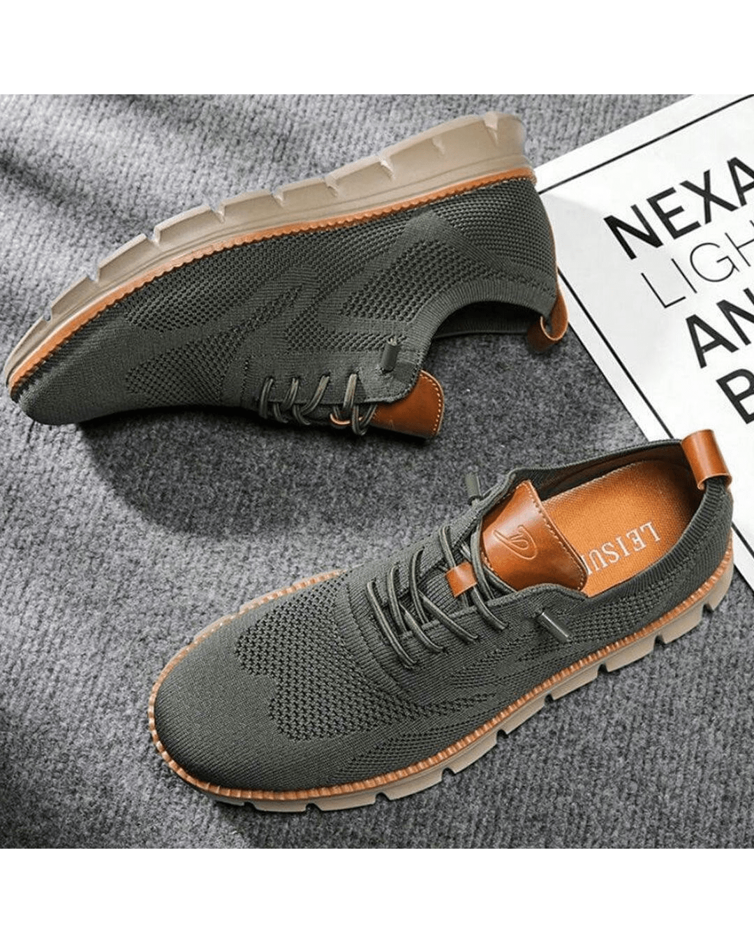 Elliot | Lightweight Knit Oxford Sneaker