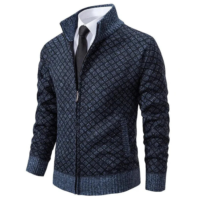 James | Modern Knit Zipped Cardigan