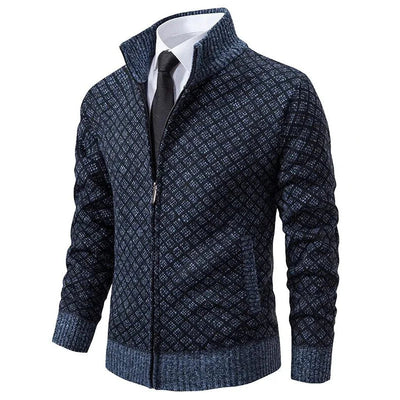 James | Modern Knit Zipped Cardigan