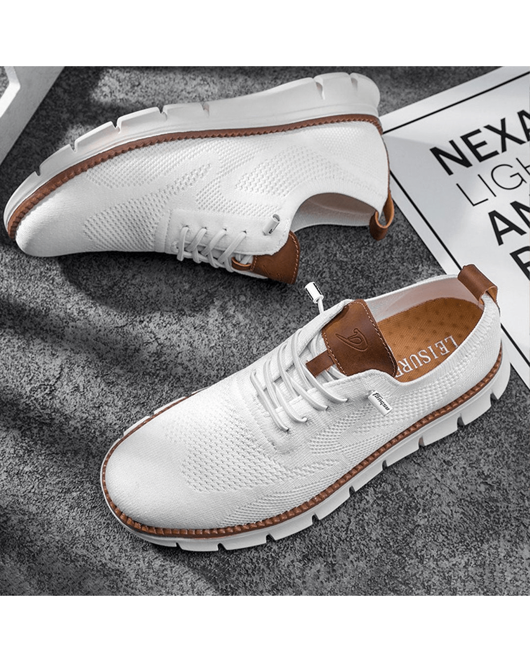 Elliot | Lightweight Knit Oxford Sneaker