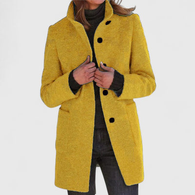Isabelle | Elegant Wool-Blend Winter Coat