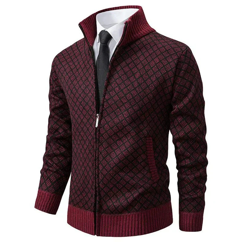James | Modern Knit Zipped Cardigan