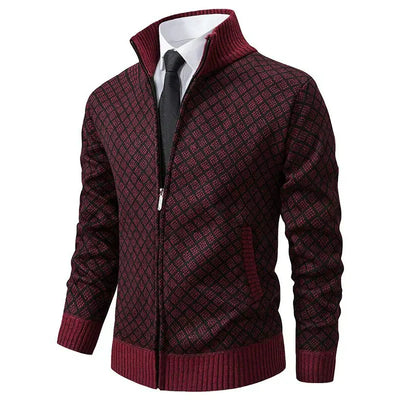 James | Modern Knit Zipped Cardigan