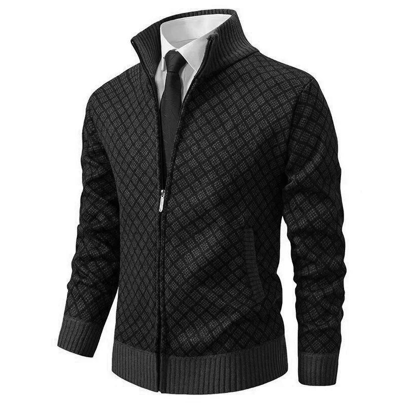 James | Modern Knit Zipped Cardigan