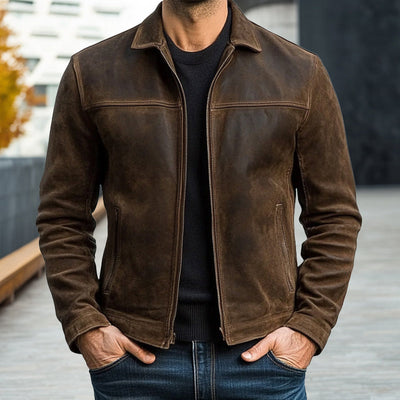 Grayson | Premium Suede-Look Classic Jacket