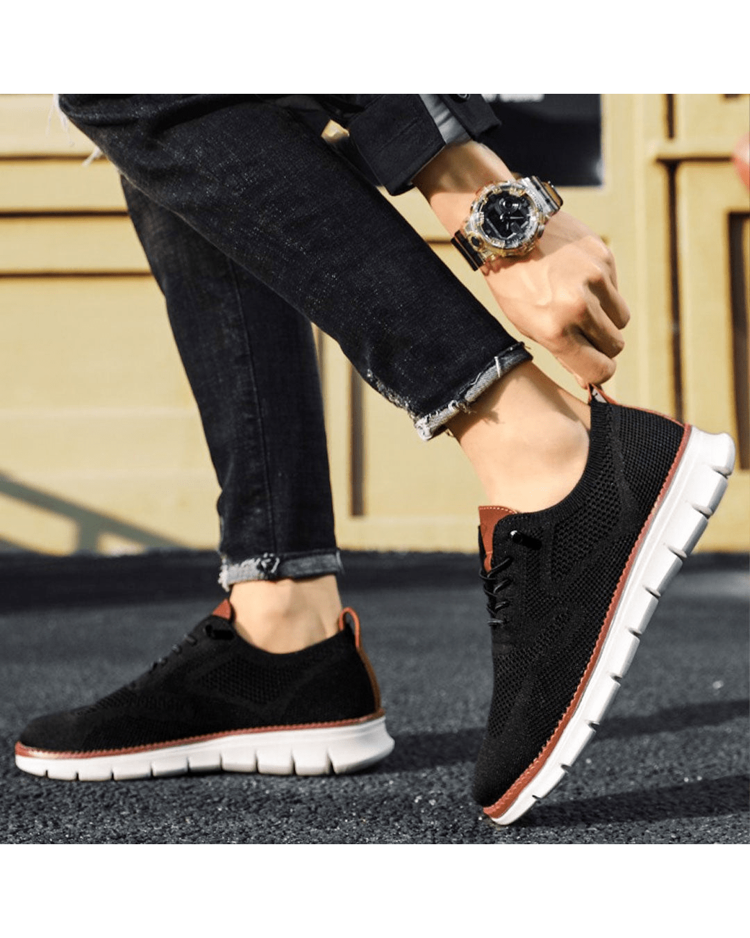 Elliot | Lightweight Knit Oxford Sneaker