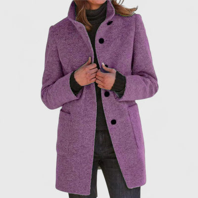 Isabelle | Elegant Wool-Blend Winter Coat