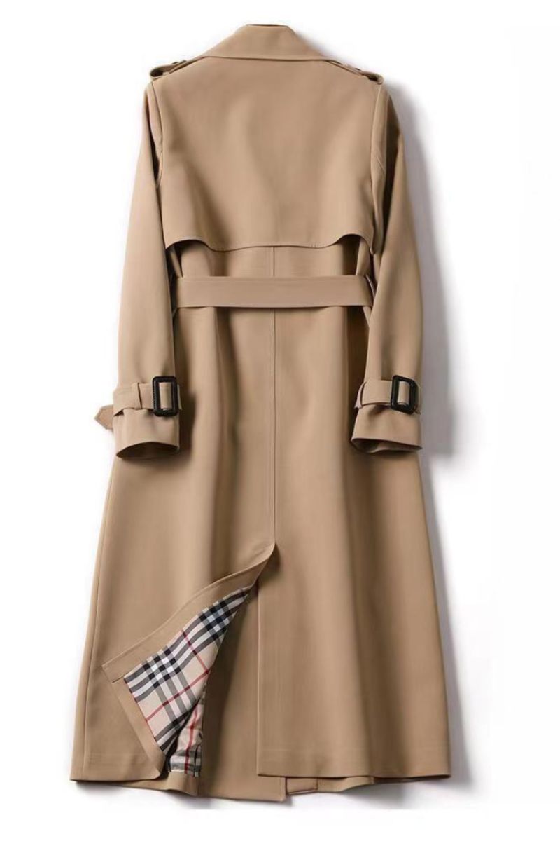 Charlotte | Classic Double-Breasted Belted Trench Coat