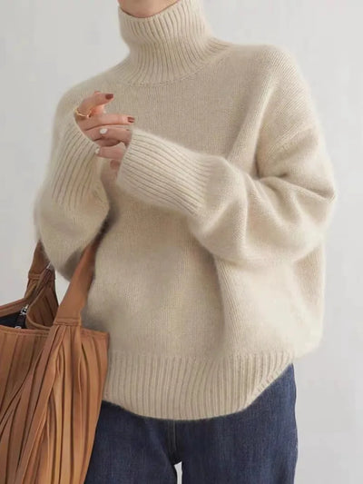 Sophie | Luxe Cashmere Turtleneck Sweater