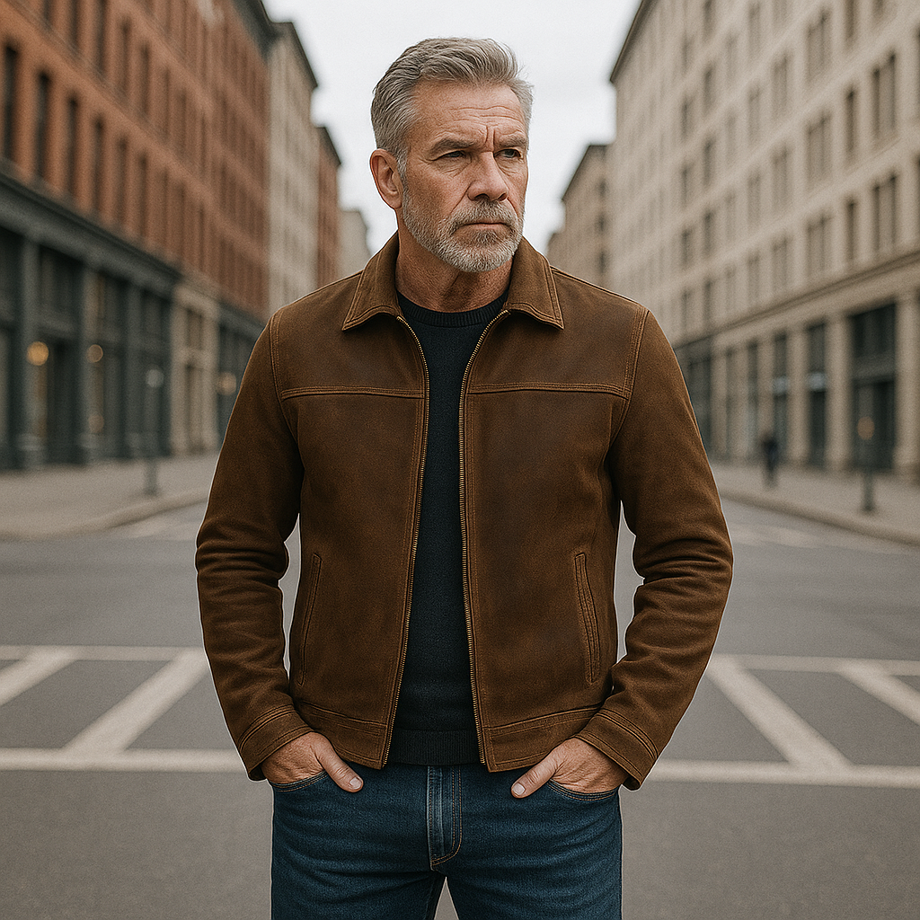 Grayson | Premium Suede-Look Classic Jacket