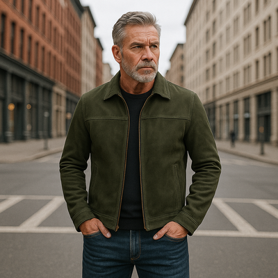 Grayson | Premium Suede-Look Classic Jacket