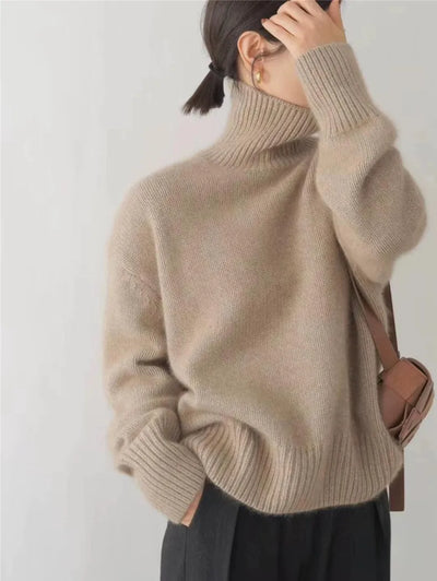 Sophie | Luxe Cashmere Turtleneck Sweater