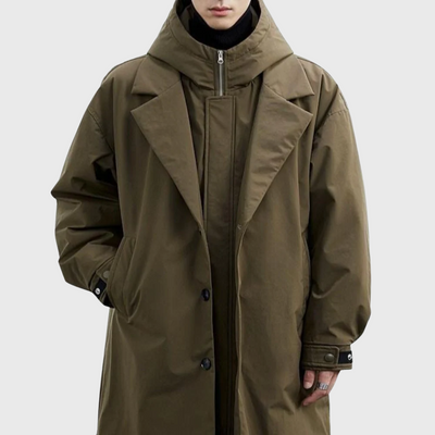 Noah | Oversized Hooded Urban Trench Coat