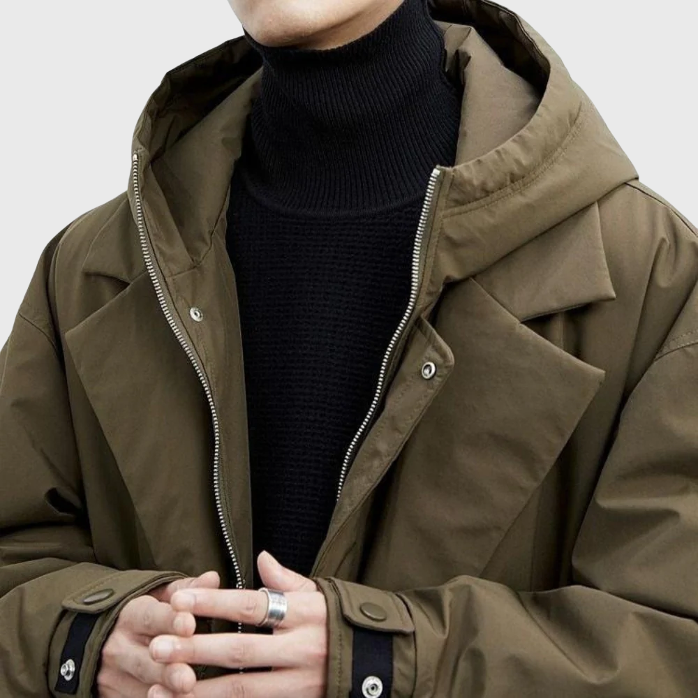 Noah | Oversized Hooded Urban Trench Coat