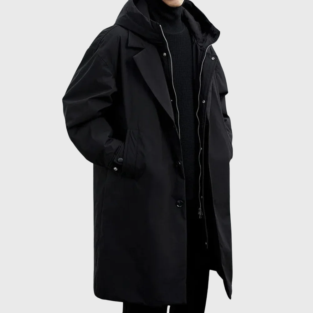 Noah | Oversized Hooded Urban Trench Coat