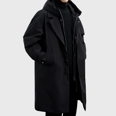 Noah | Oversized Hooded Urban Trench Coat