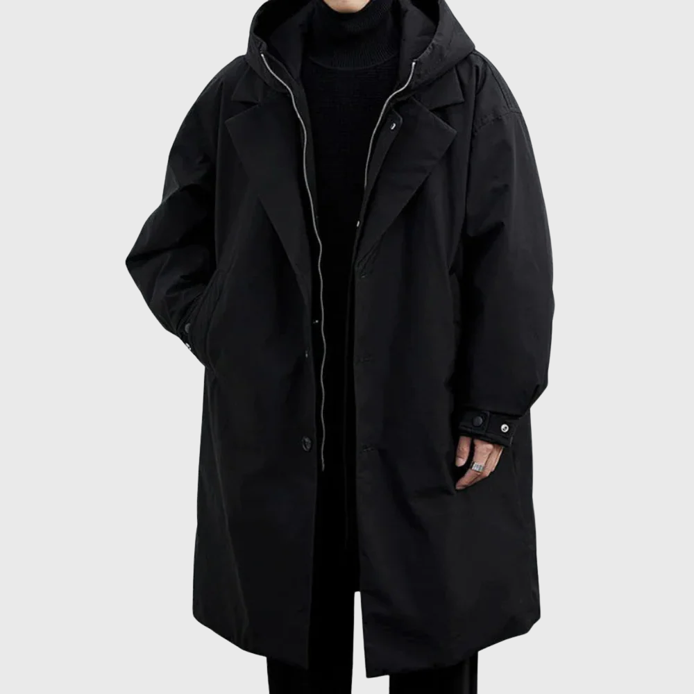 Noah | Oversized Hooded Urban Trench Coat