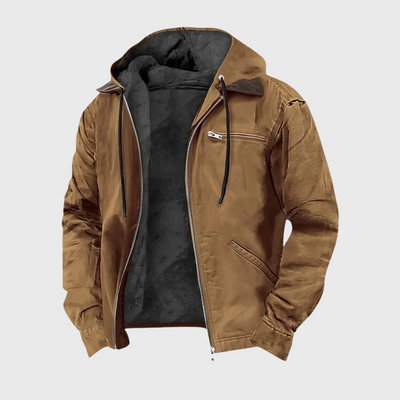 Mason | Fleece-Lined Utility Hooded Jacket