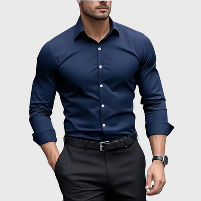 Ethan | Tailored Stretch-Fit Dress Shirt
