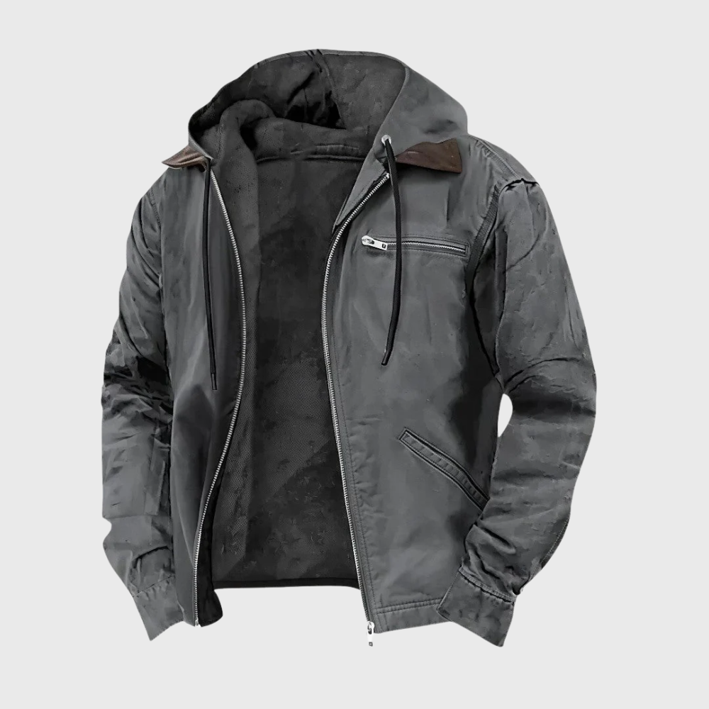 Mason | Fleece-Lined Utility Hooded Jacket