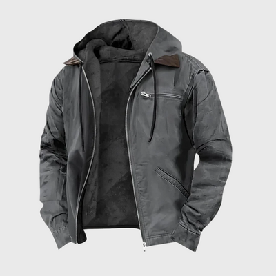 Mason | Fleece-Lined Utility Hooded Jacket
