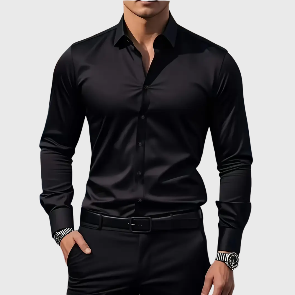 Ethan | Tailored Stretch-Fit Dress Shirt