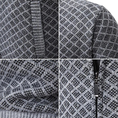 James | Modern Knit Zipped Cardigan
