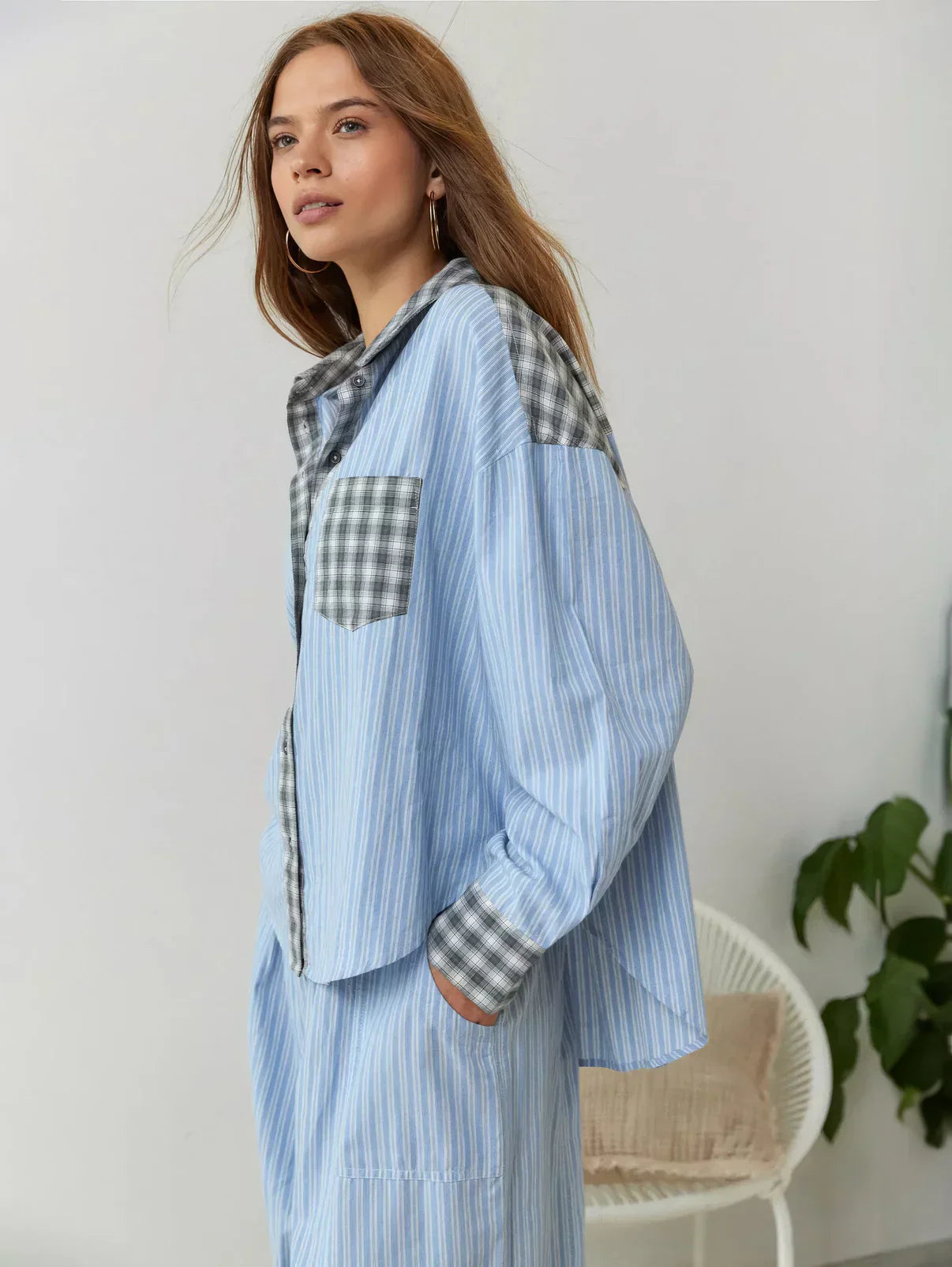 Freya | Relaxed Mixed-Print Lounge Set