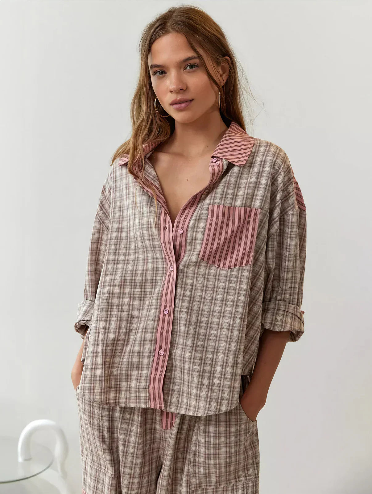 Freya | Relaxed Mixed-Print Lounge Set