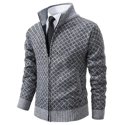 James | Modern Knit Zipped Cardigan