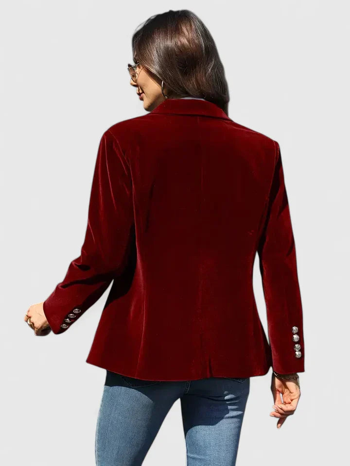 Valentina | Velvet Tailored Blazer
