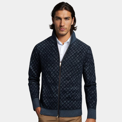 James | Modern Knit Zipped Cardigan