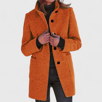 Isabelle | Elegant Wool-Blend Winter Coat