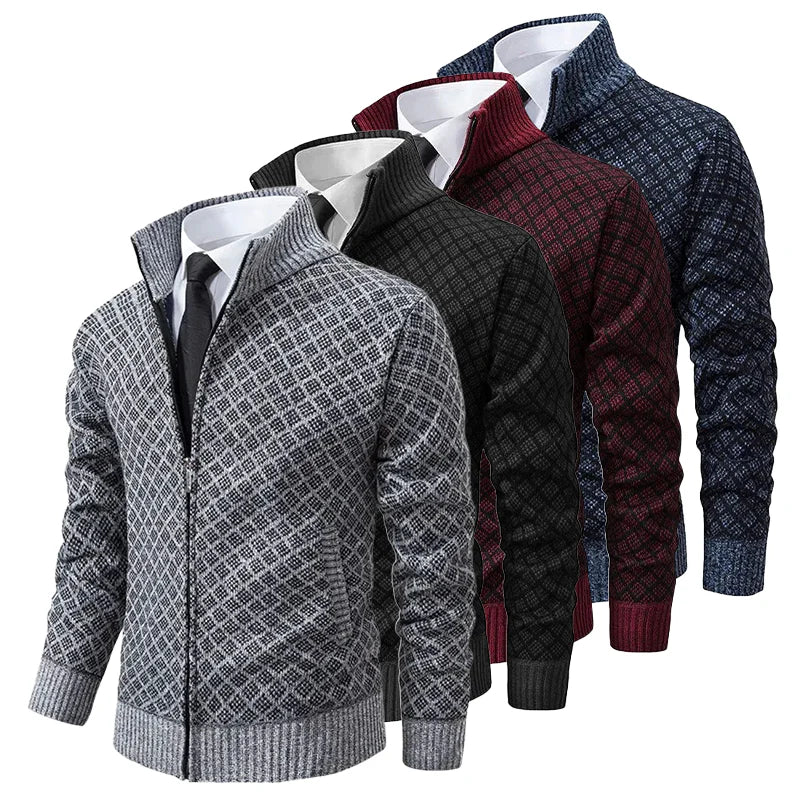 James | Modern Knit Zipped Cardigan