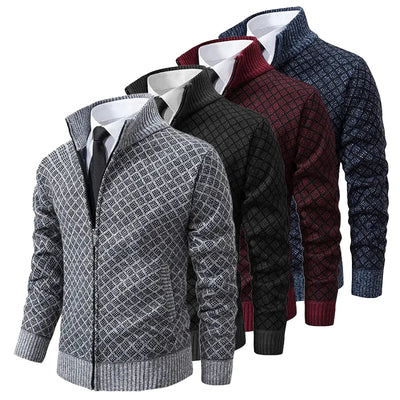 James | Modern Knit Zipped Cardigan