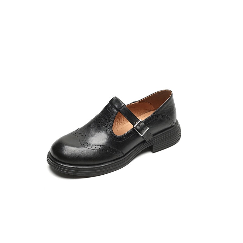 Clara | Vintage Leather Mary Jane Shoes