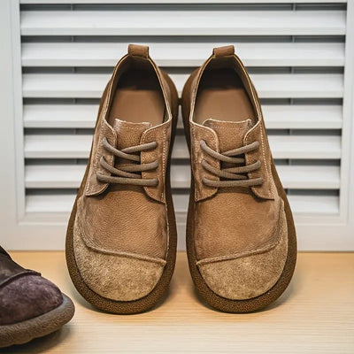 Elliot | Rustic Suede Casual Lace-Up Shoes