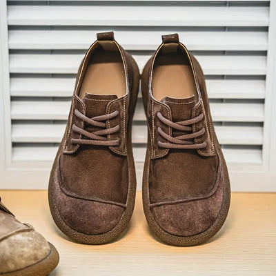 Elliot | Rustic Suede Casual Lace-Up Shoes