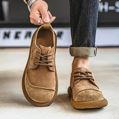 Elliot | Rustic Suede Casual Lace-Up Shoes