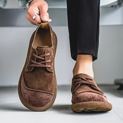 Elliot | Rustic Suede Casual Lace-Up Shoes
