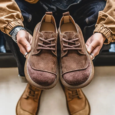 Elliot | Rustic Suede Casual Lace-Up Shoes
