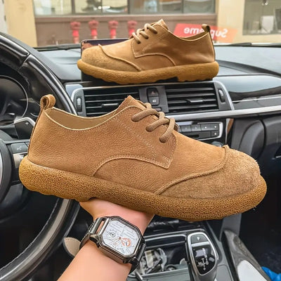 Elliot | Rustic Suede Casual Lace-Up Shoes