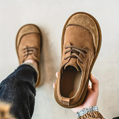 Elliot | Rustic Suede Casual Lace-Up Shoes