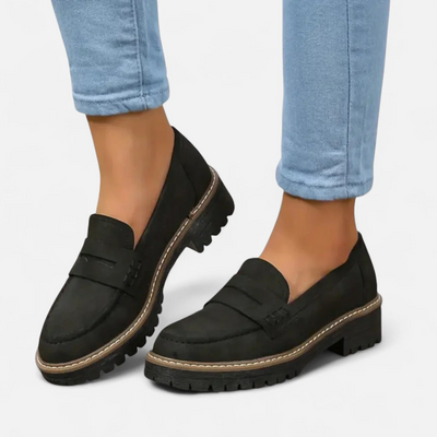 Freya | Classic Soft-Suede Loafers