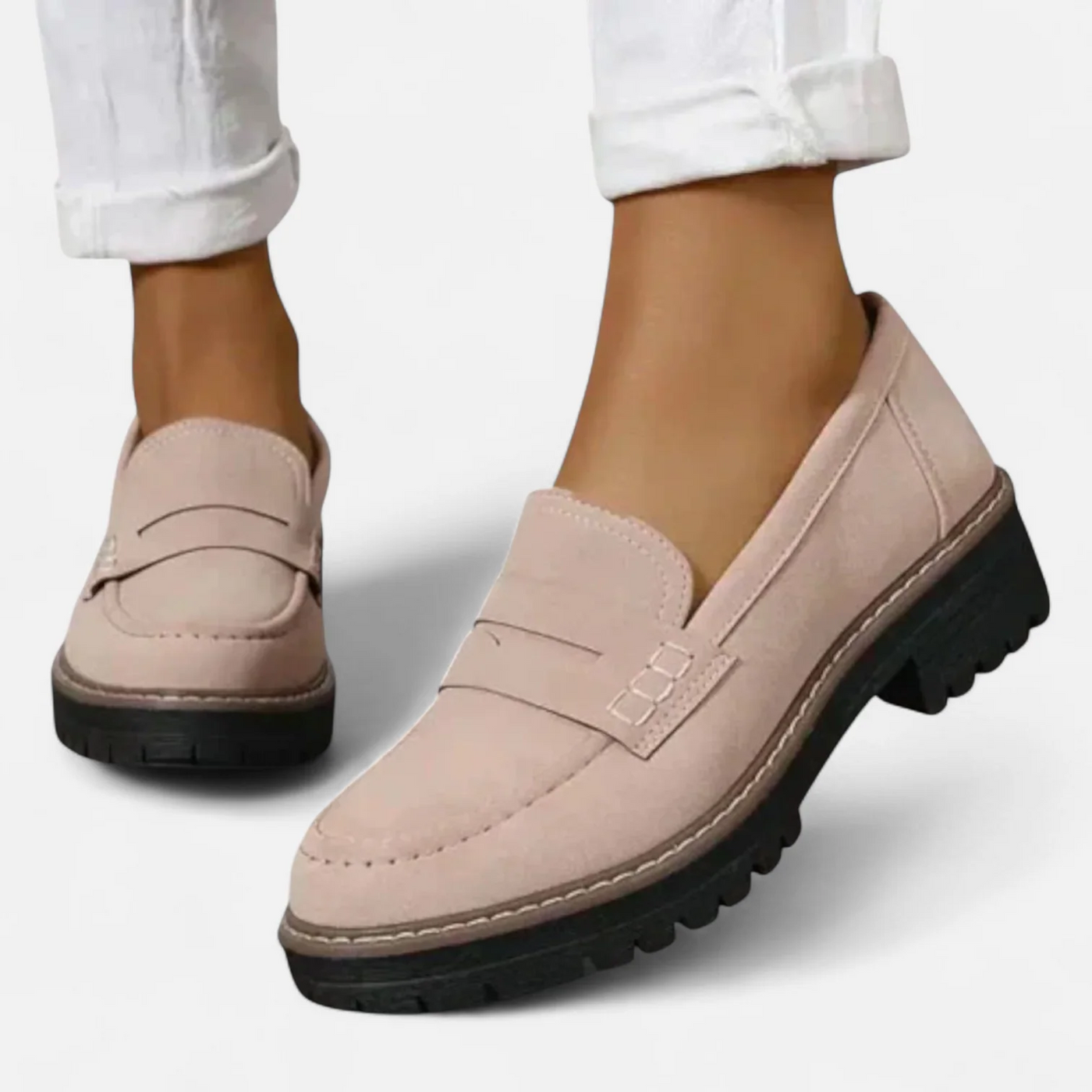 Freya | Classic Soft-Suede Loafers